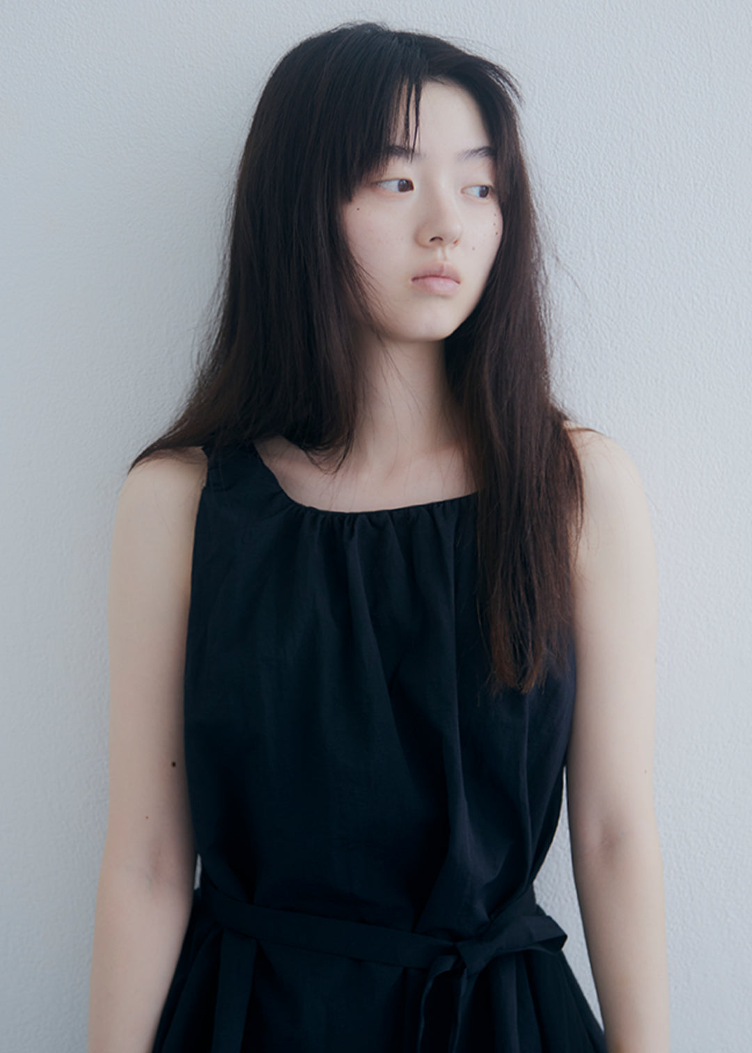 Airy Puff Dress (Black)