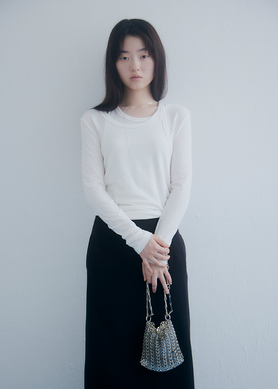 RESTOCK 6/14(Sat) 10:00】Neck Note Top (Ivory) – COMME SI STUDIO