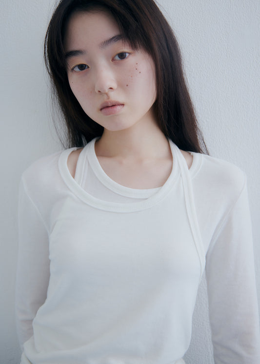 Neck Note Top (Ivory)
