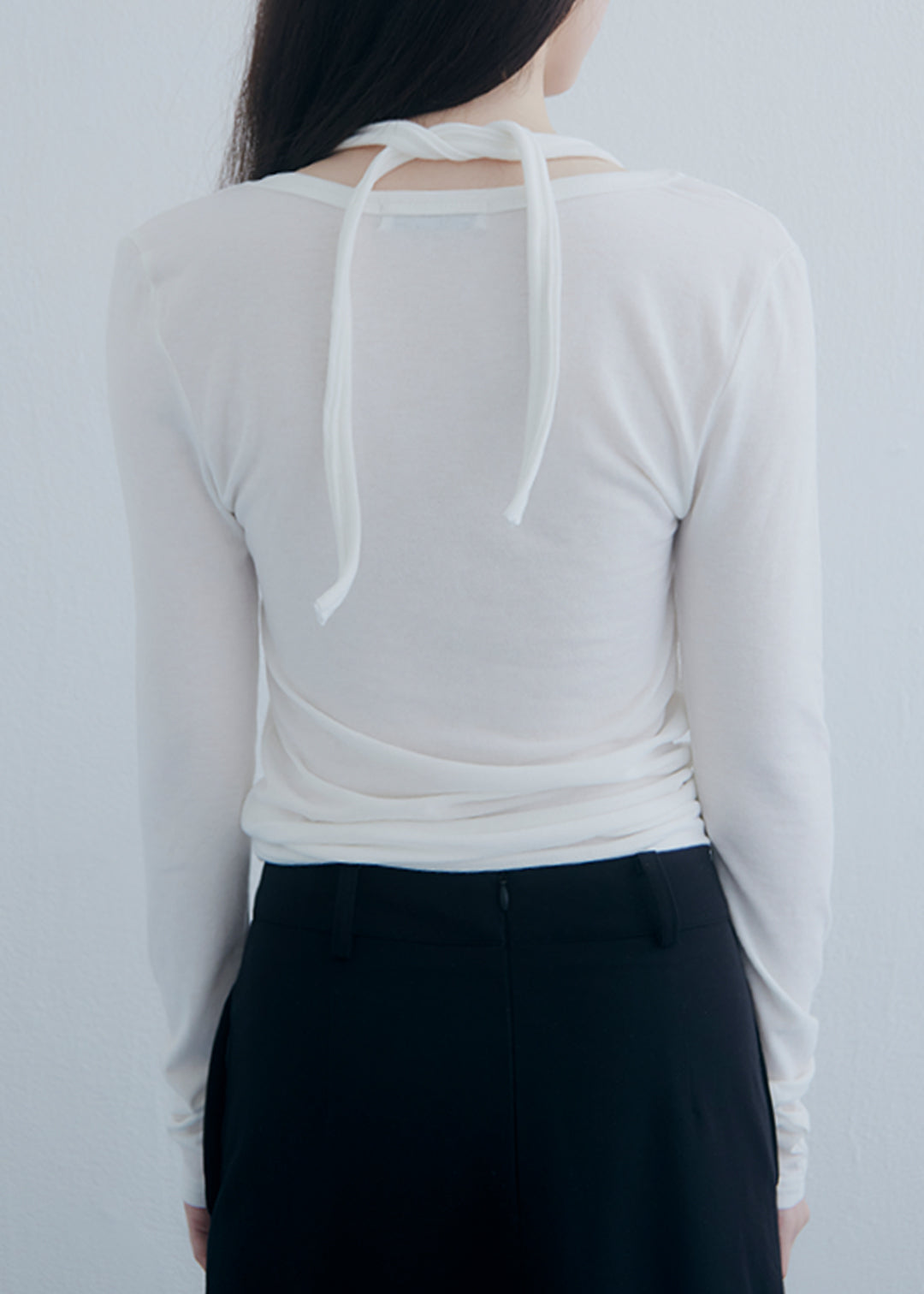 Neck Note Top (Ivory)