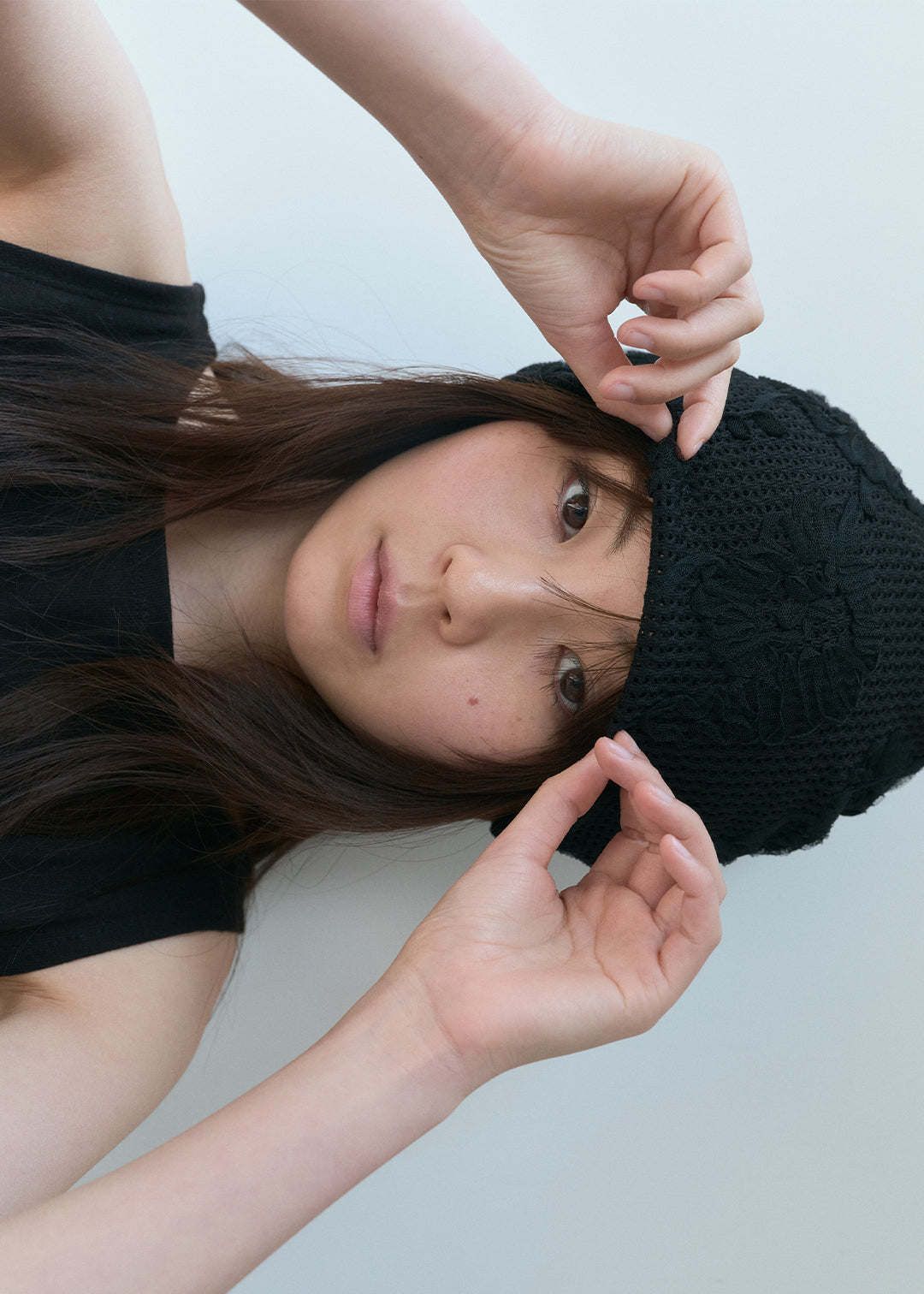 Soft Lace Beanie (Black)
