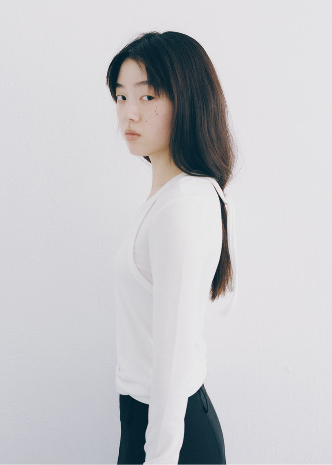 【１着でも送料無料】 RESTOCK STUDIO SI COMME – (Ivory) Top Note 10:00】Neck 6/14(Sat) トップス