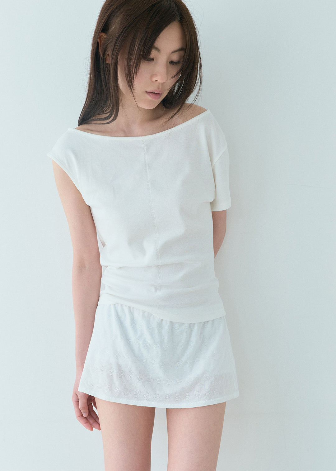 【6/20(Sat) 12:00】Free Neck Top (Ivory)