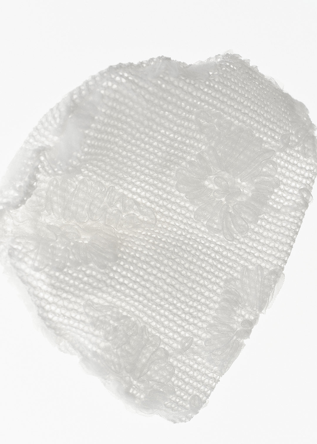 Soft Lace Beanie (White)