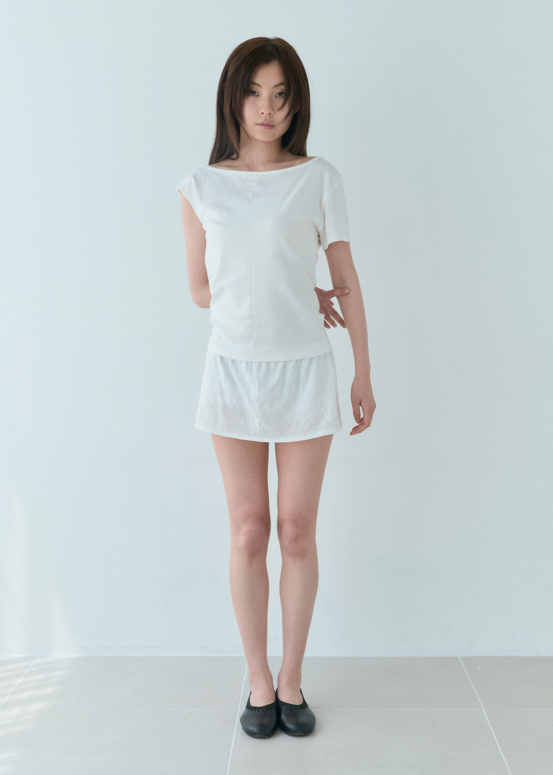 【6/20(Sat) 12:00】Free Neck Top (Ivory)