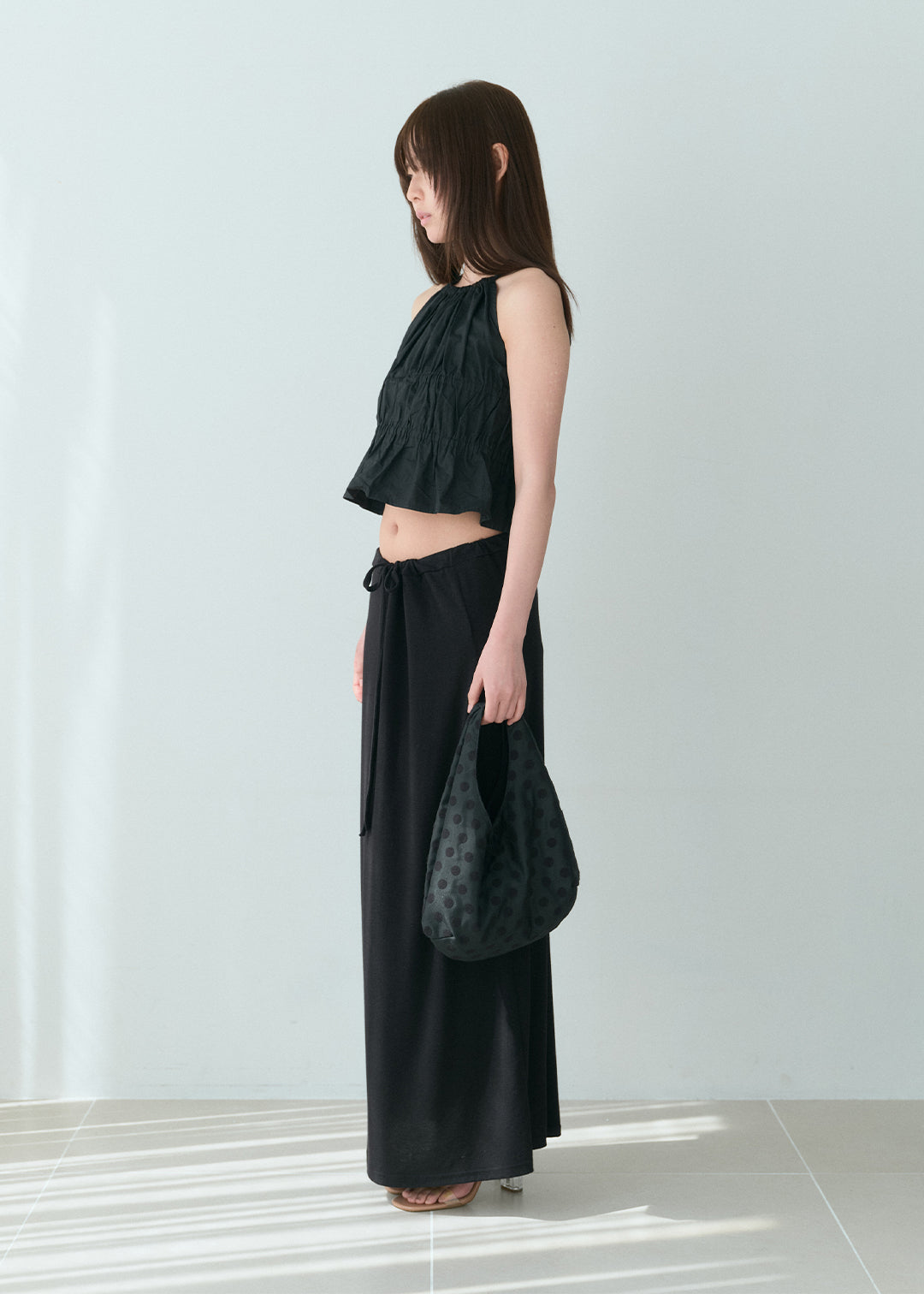 Halter Crop Top (Black)