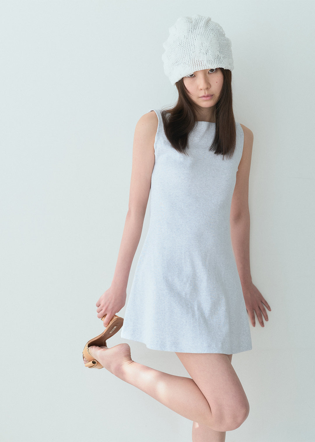Soft Lace Beanie (White)