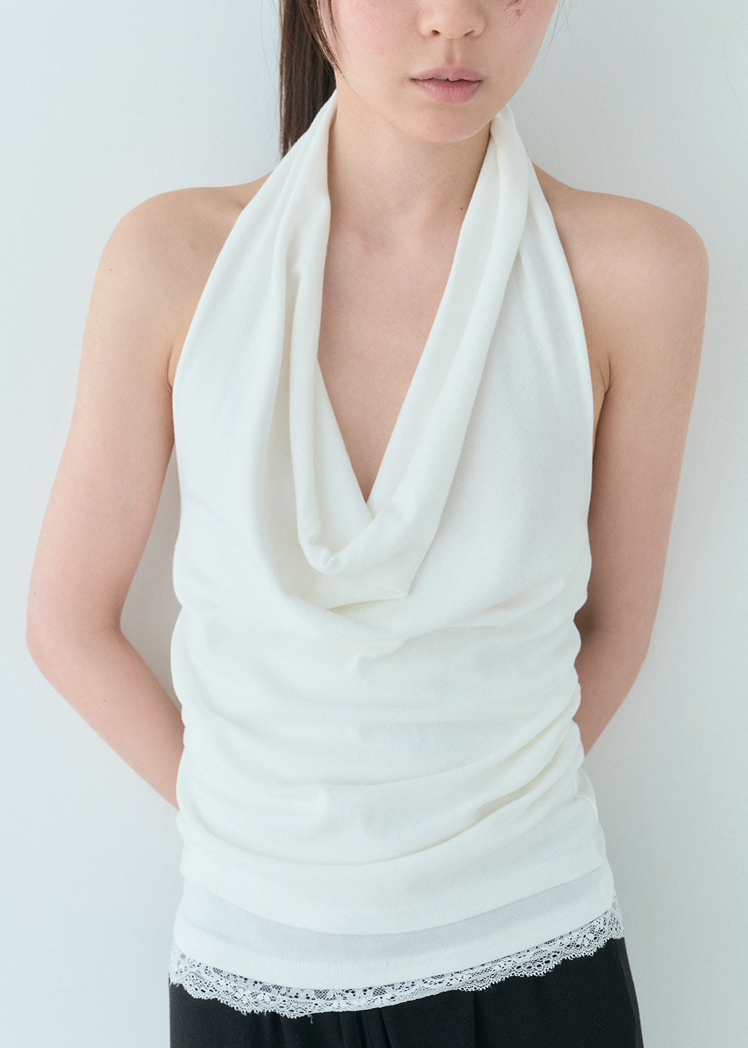 Glow Halter Top (White)