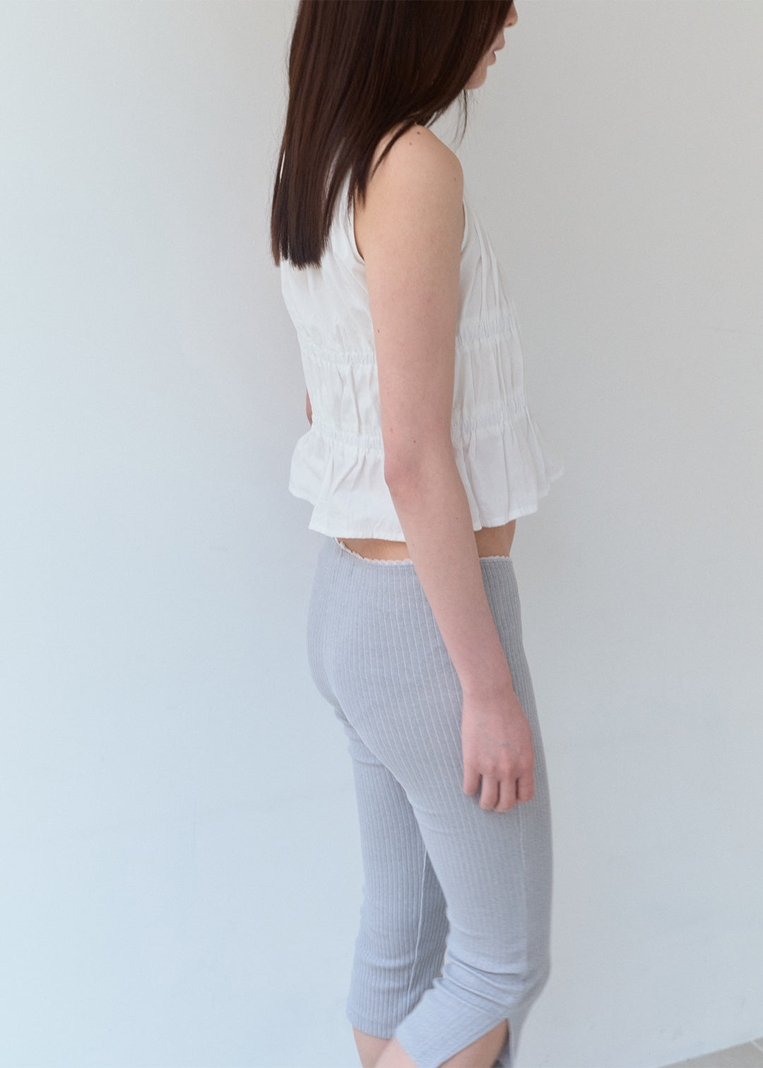 Halter Crop Top (White)