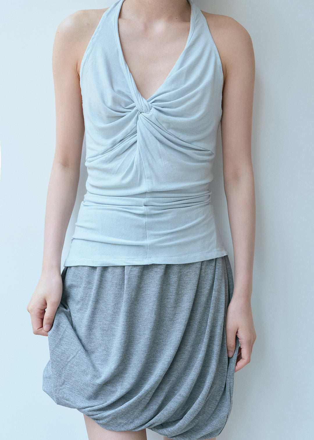 【6/20(Sat) 12:00】Drape Balloon Skirt (Gray)