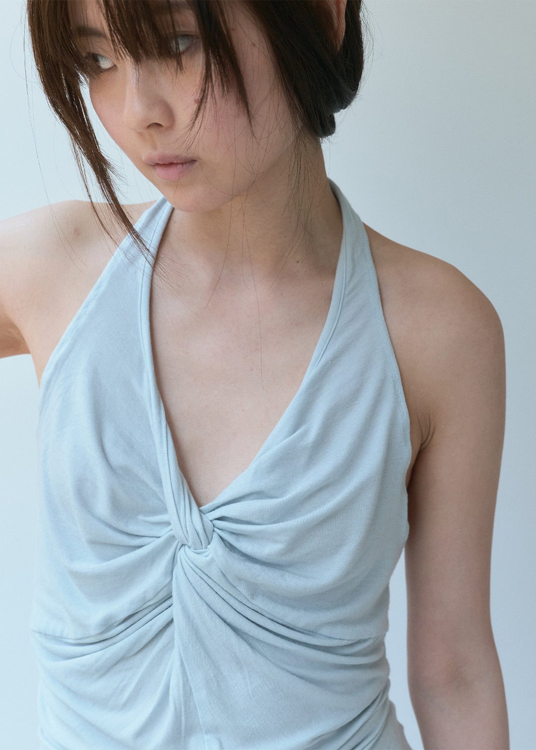 【6/20(Sat) 12:00】Sensual Halterneck Top (Skyblue)