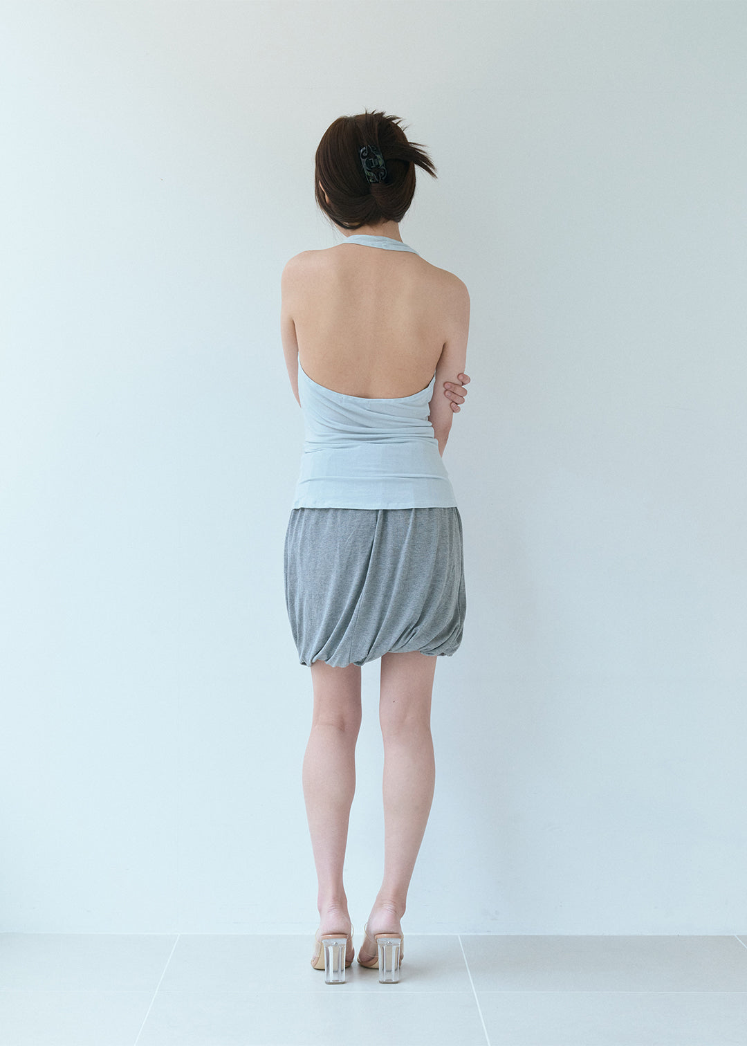 【6/20(Sat) 12:00】Sensual Halterneck Top (Skyblue)