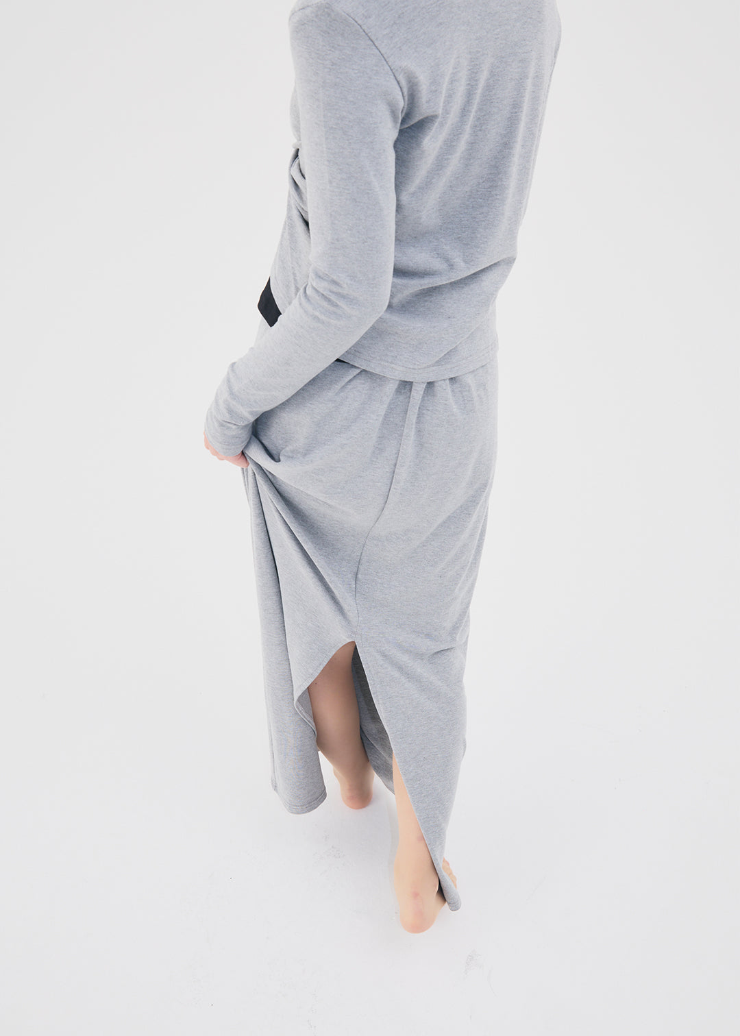 【NEW】Set Up Skirt (Gray)