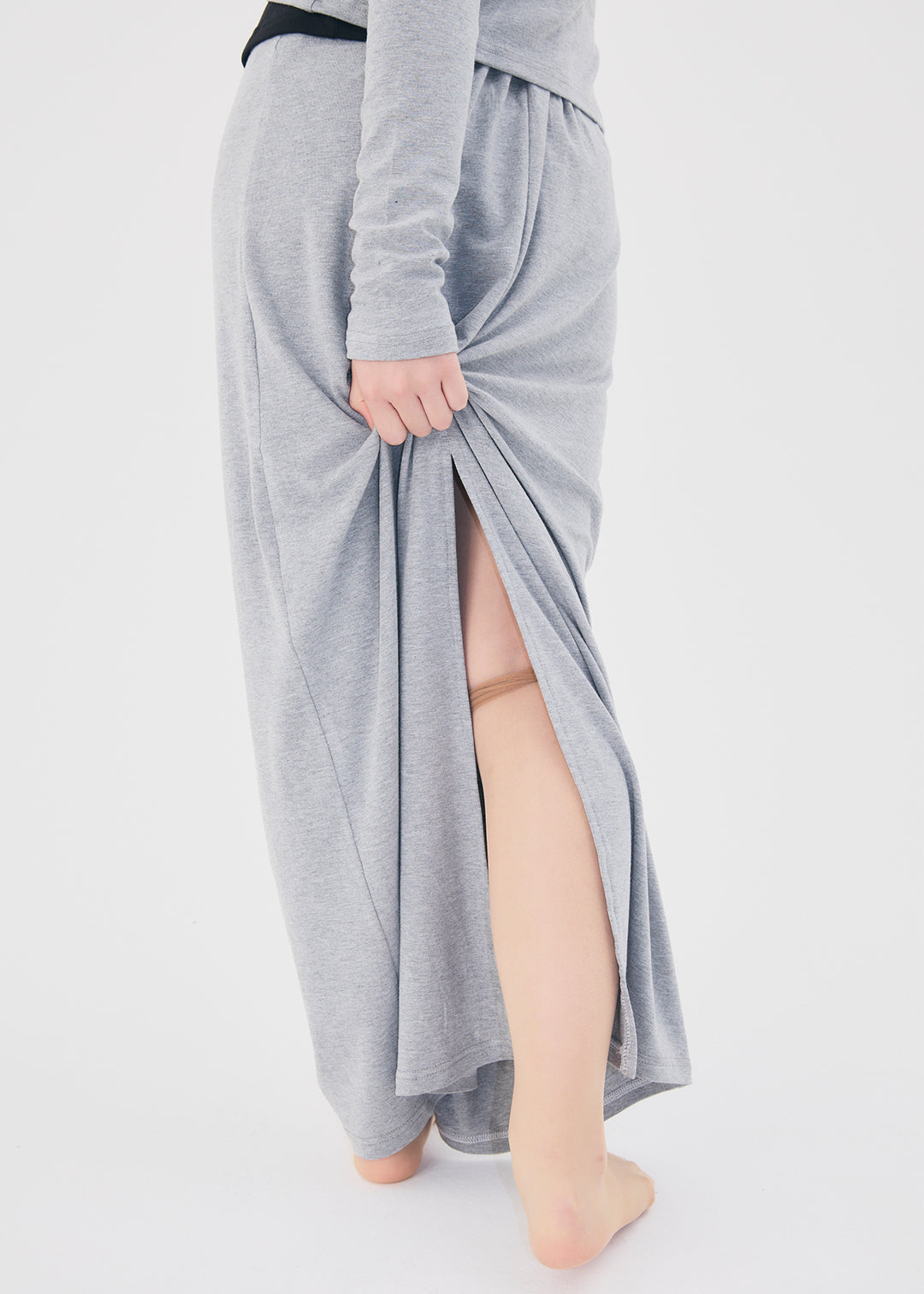 【NEW】Set Up Skirt (Gray)