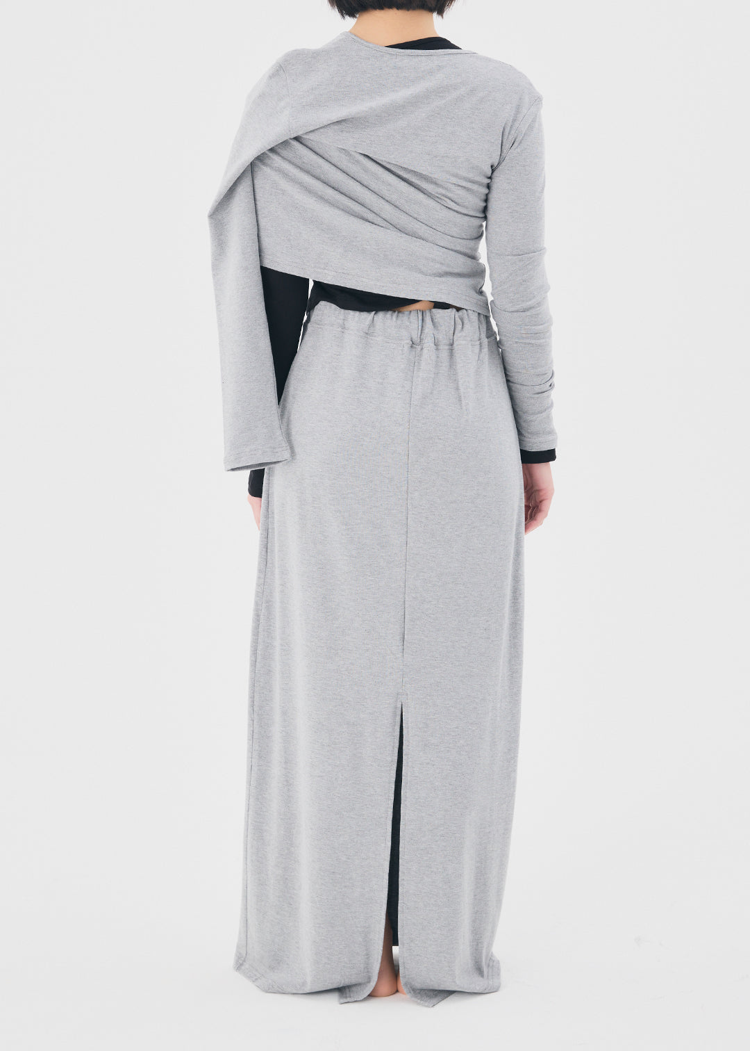 【NEW】Set Up Skirt (Gray)