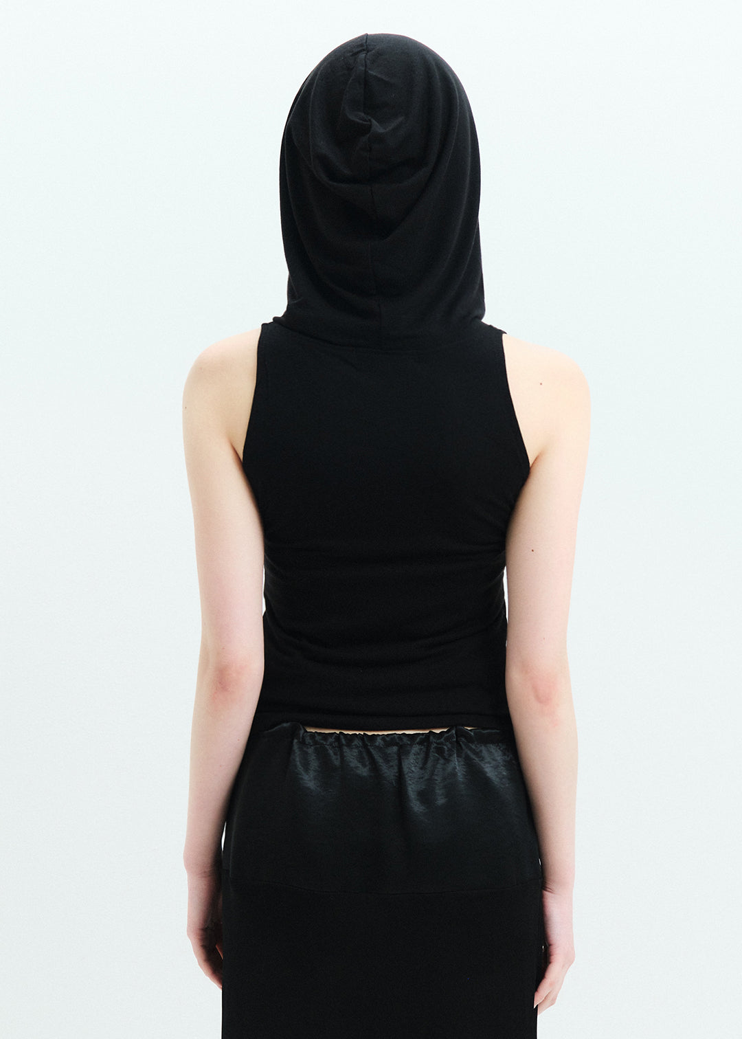 Hoodie Set Top (Black)
