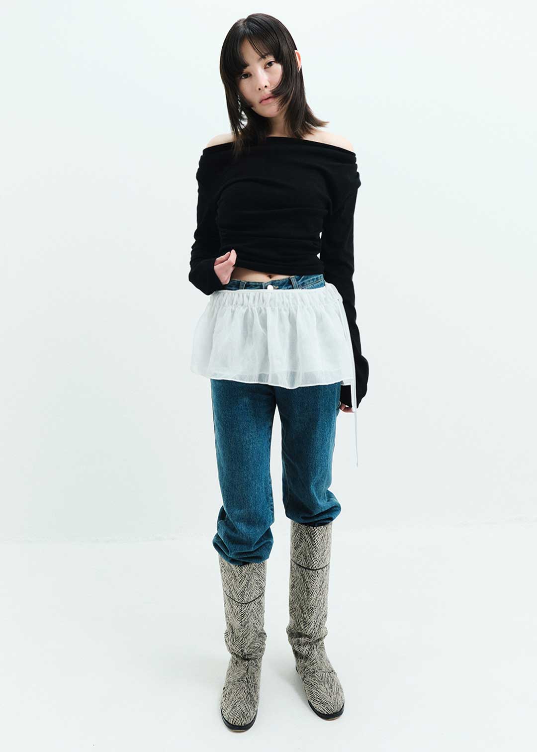 Layered Skirt (Ivory)