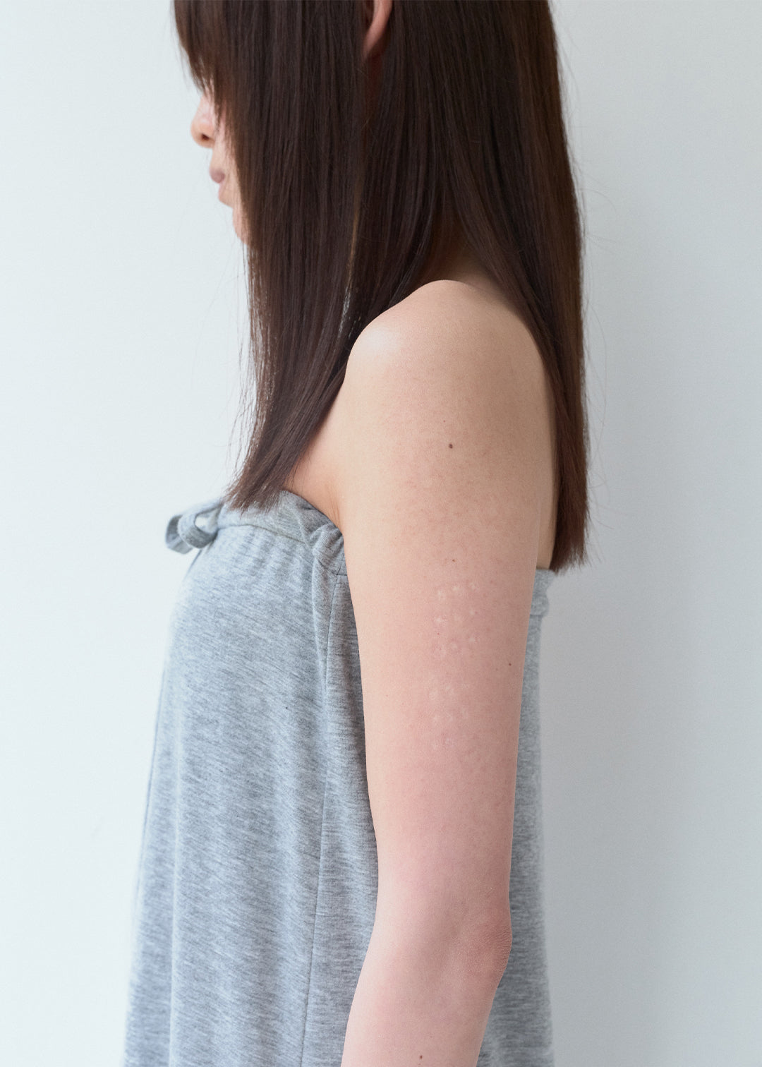 【6/20(Sat) 12:00】Waist Ribbon Long Skirt (Gray)