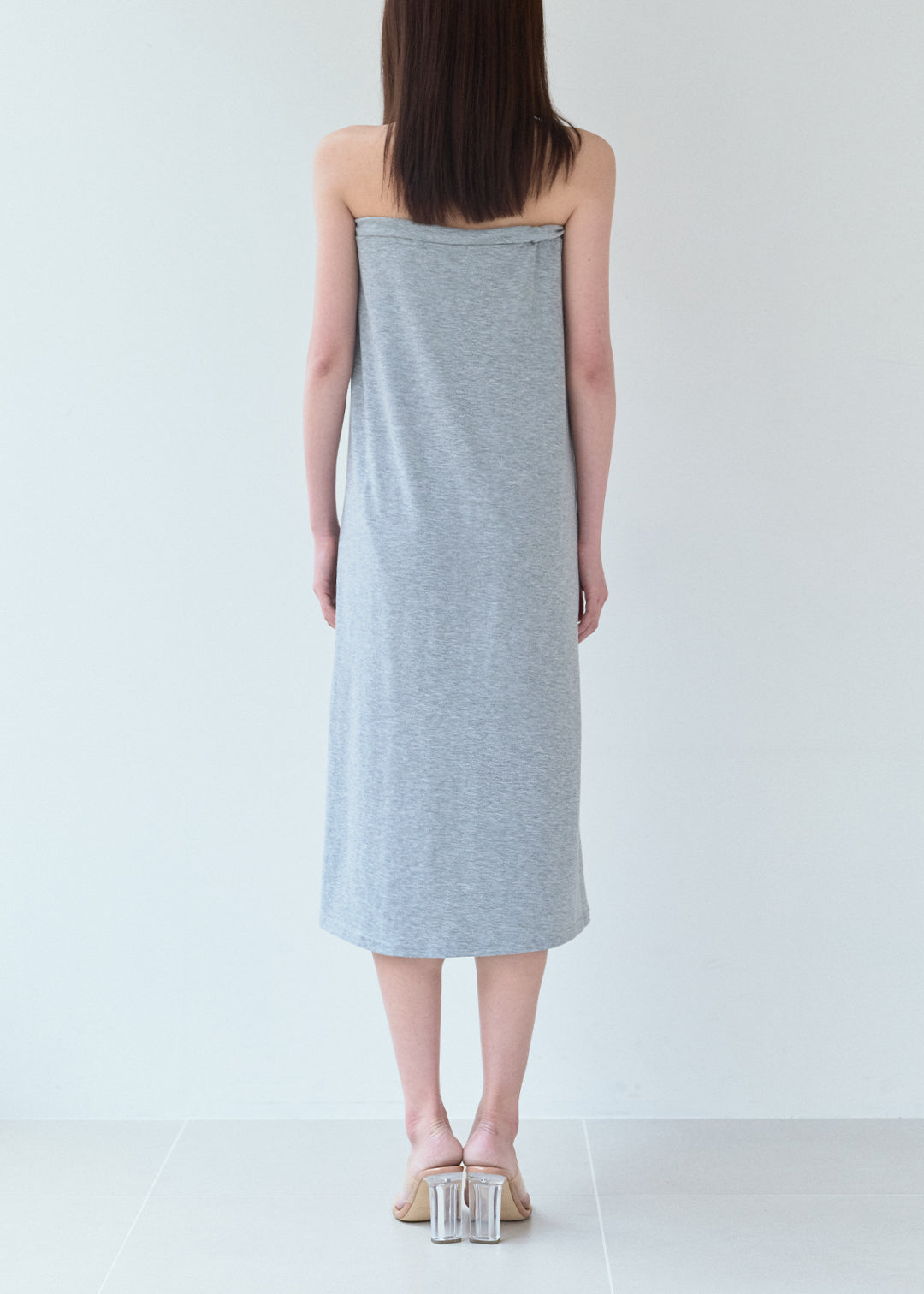【6/20(Sat) 12:00】Waist Ribbon Long Skirt (Gray)