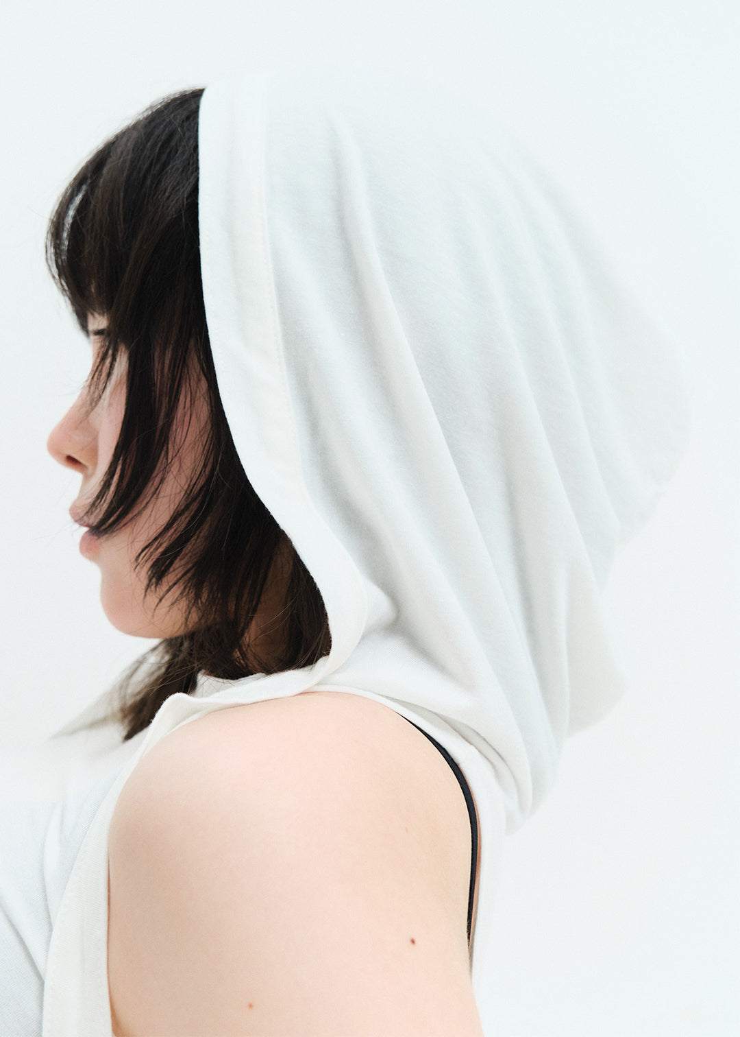 Hoodie Set Top (White)