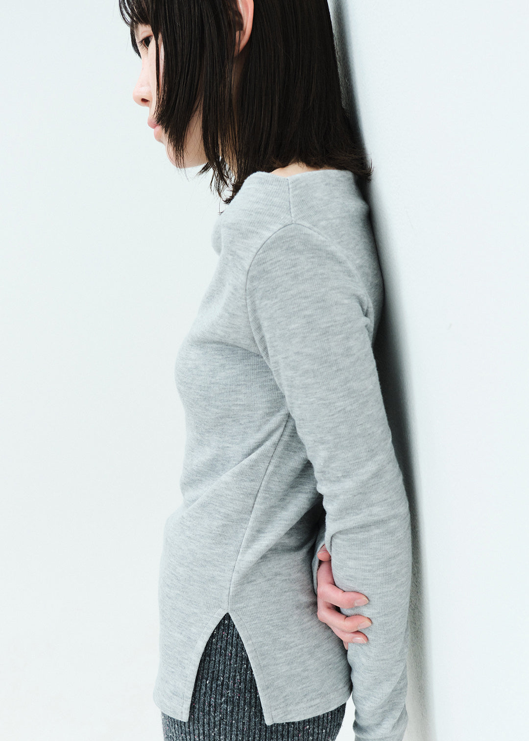 2Way Slit Top (Gray)