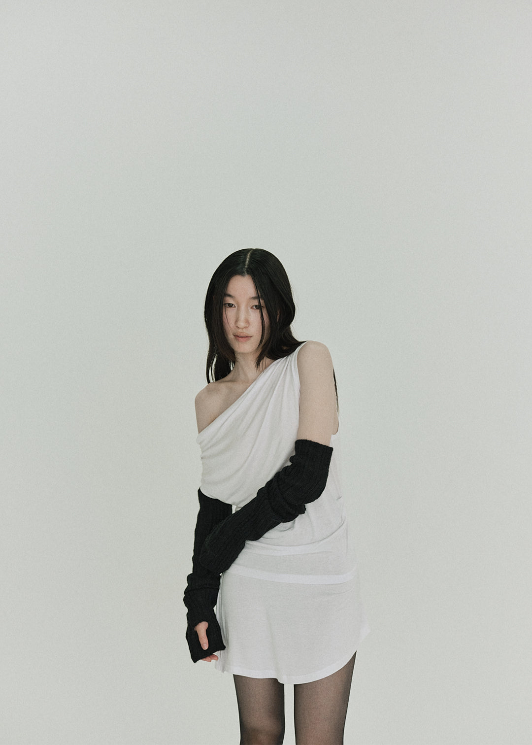[MỚI] Áo Drape 2 chiều (Trắng)