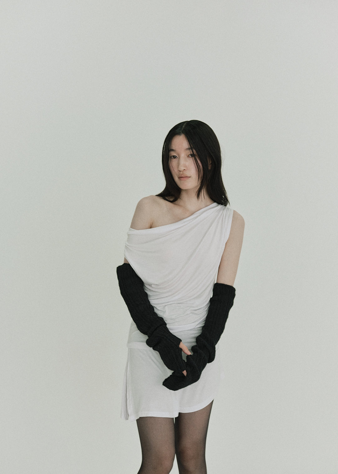 [MỚI] Áo Drape 2 chiều (Trắng)
