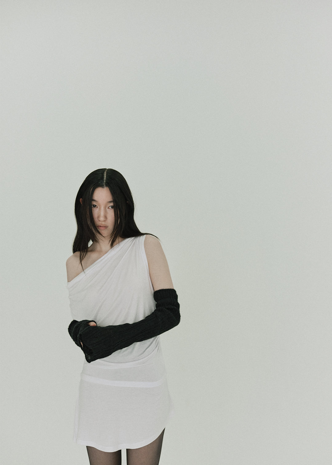 [MỚI] Áo Drape 2 chiều (Trắng)