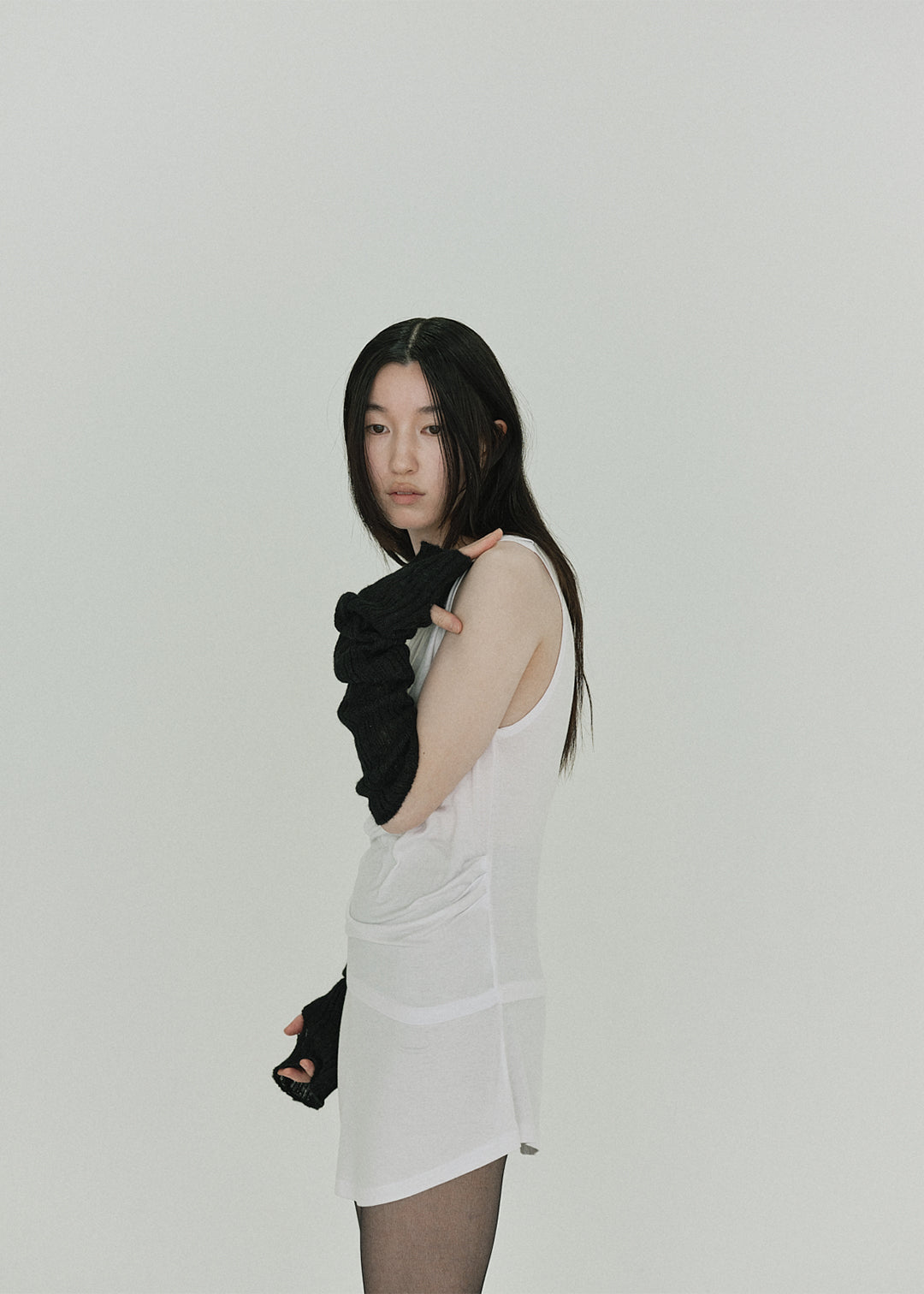 [MỚI] Áo Drape 2 chiều (Trắng)
