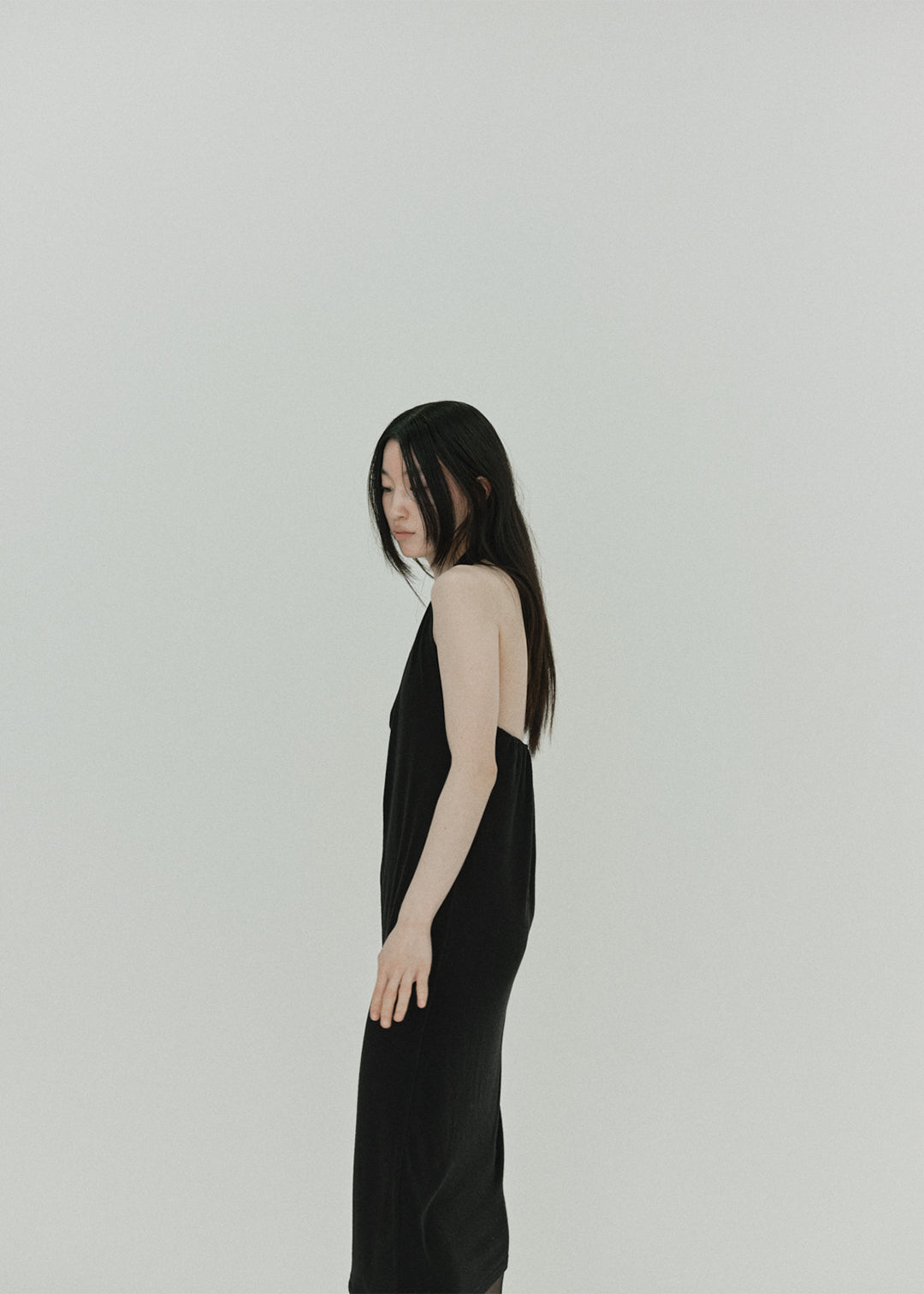 【NEW】Halter Neck Dress (Black)