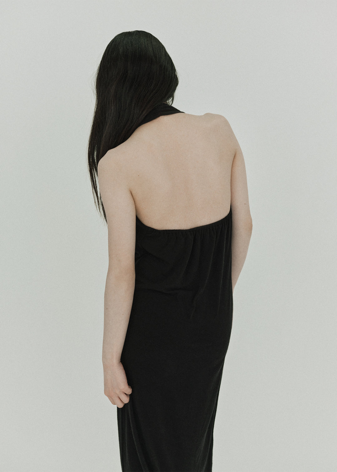 【NEW】Halter Neck Dress (Black)