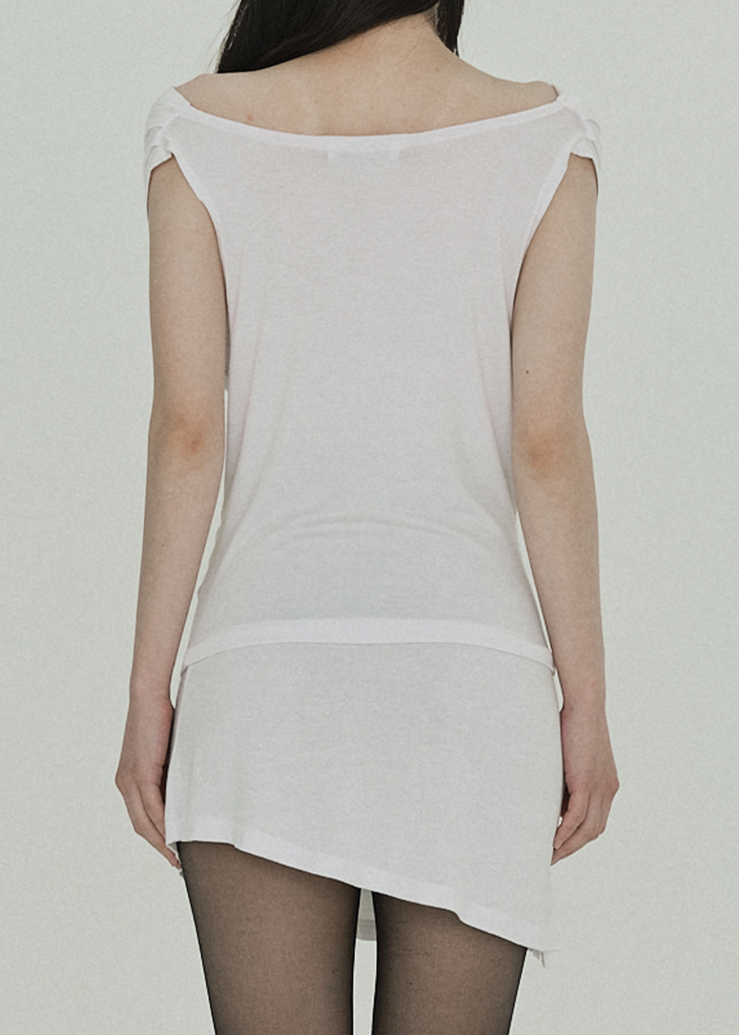 [MỚI] Áo Drape 2 chiều (Trắng)