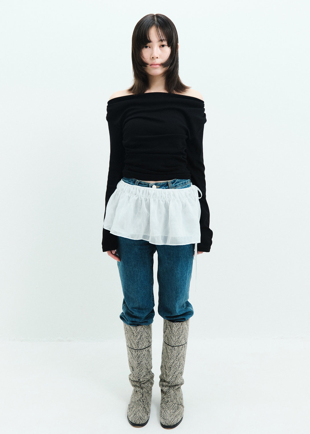 Layered Skirt (Ivory)