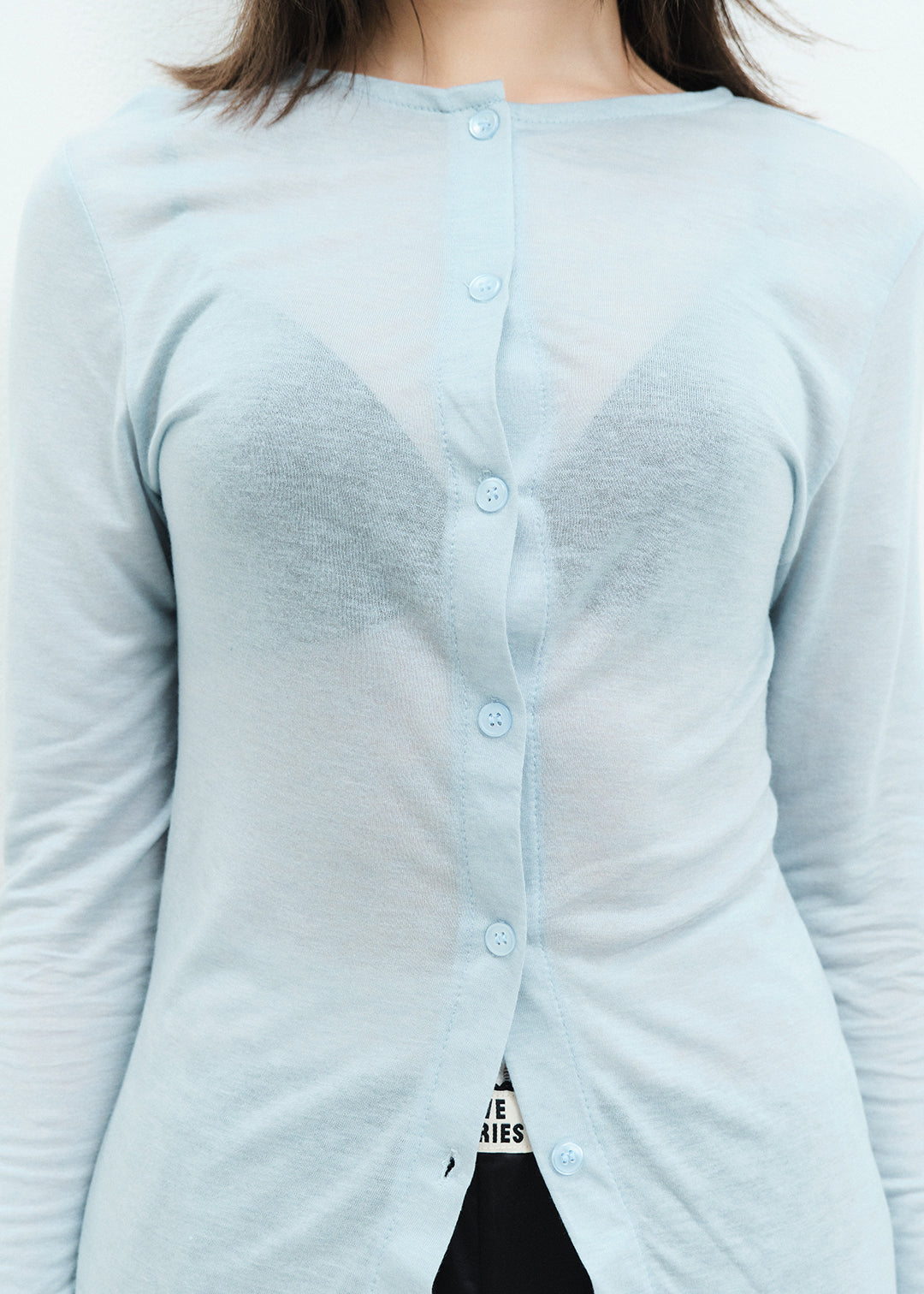 Tendawool Cardi (Sky Blue) – COMME SI STUDIO