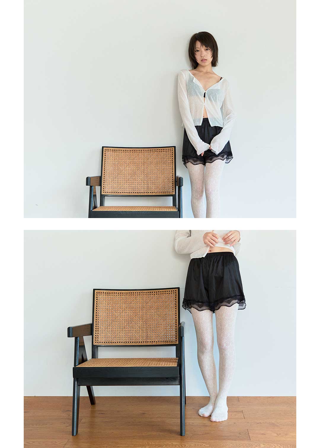 Fluffy Tights (Ivory)