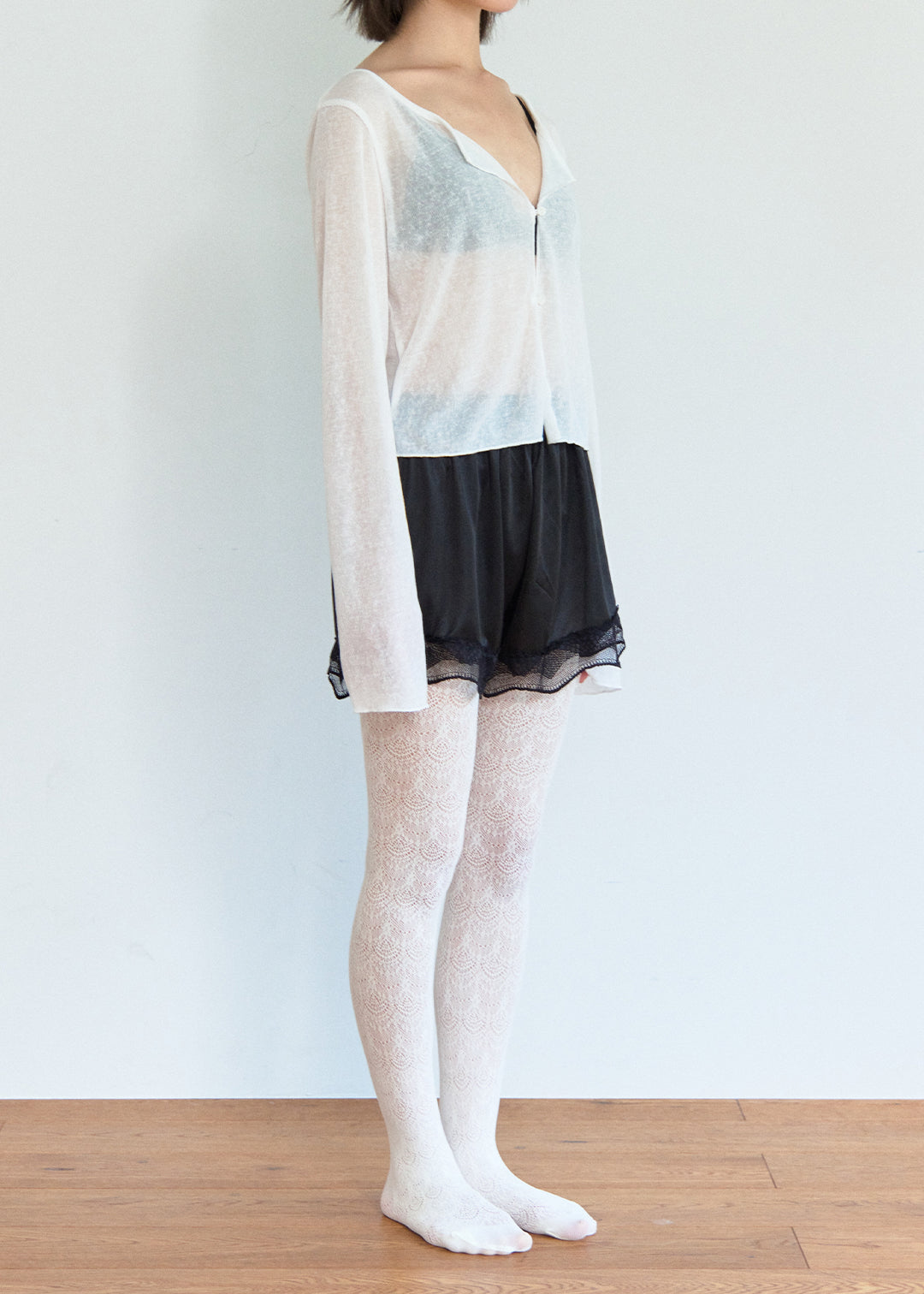 Fluffy Tights (Ivory)
