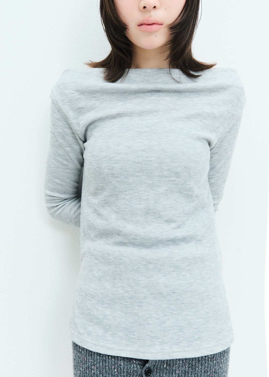 2Way Slit Top (Gray)