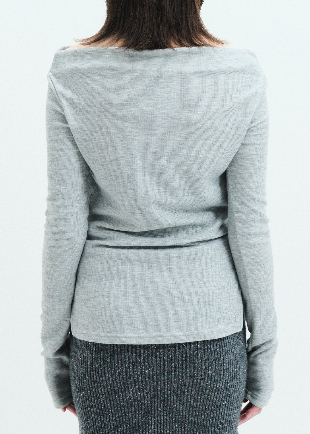 2Way Slit Top (Gray)