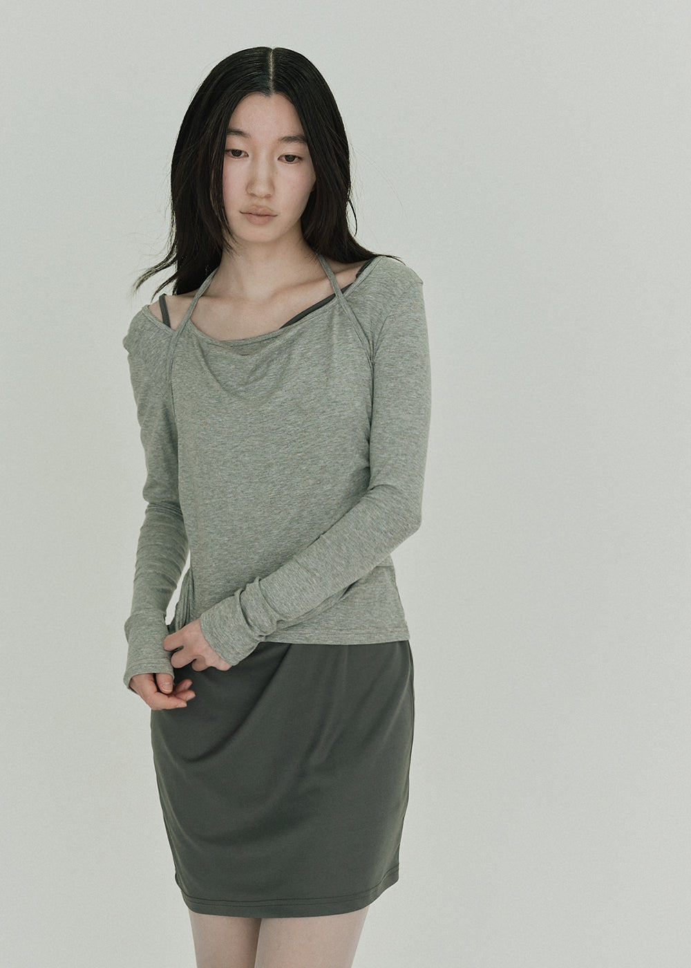 【3/28(sat) 12:00】SoftTouch Cami Top (Gray)