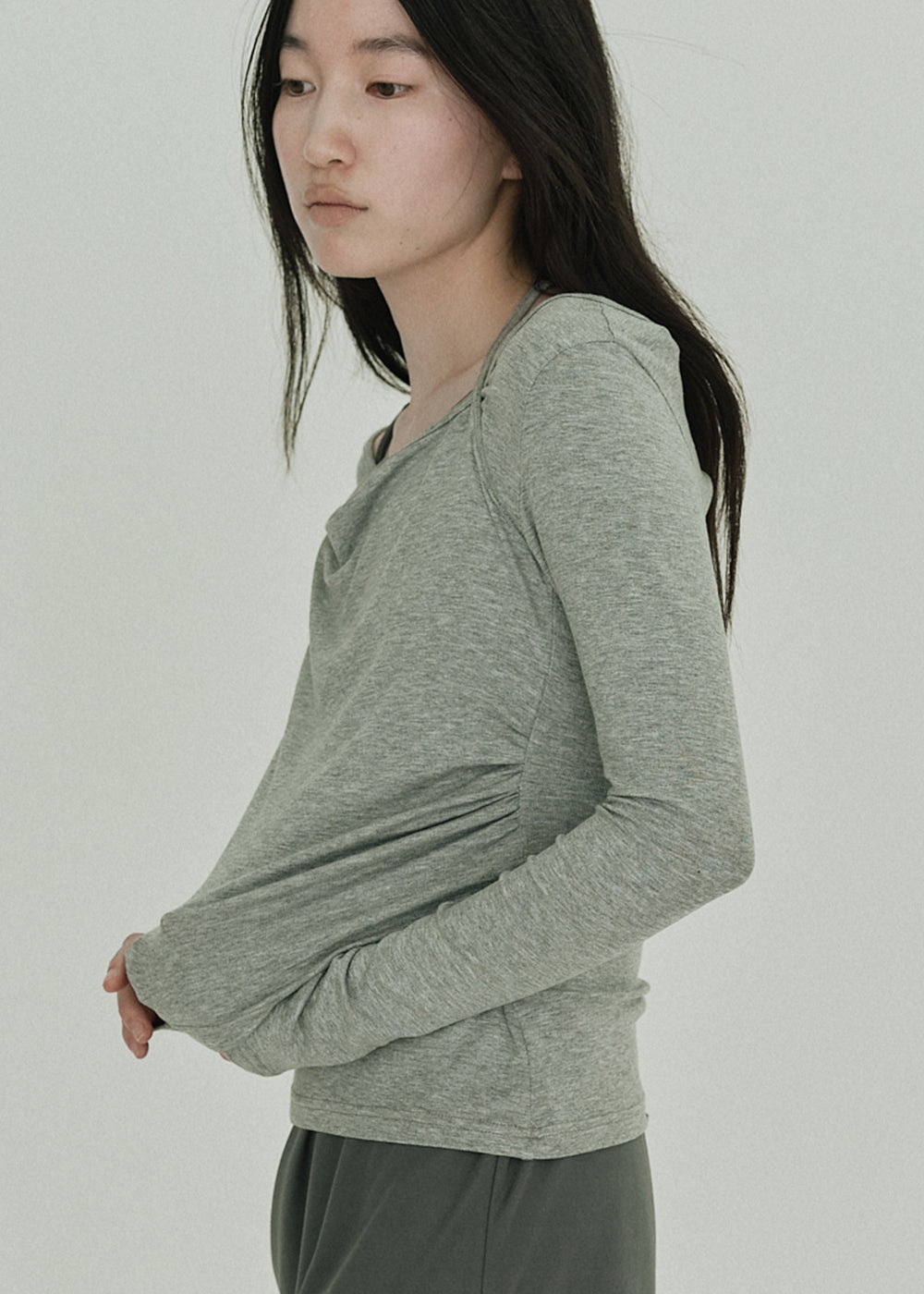 トップス COMME SI STUDIO Tendawool Cardi (Ivory) TOPS – COMME SI STUDIO