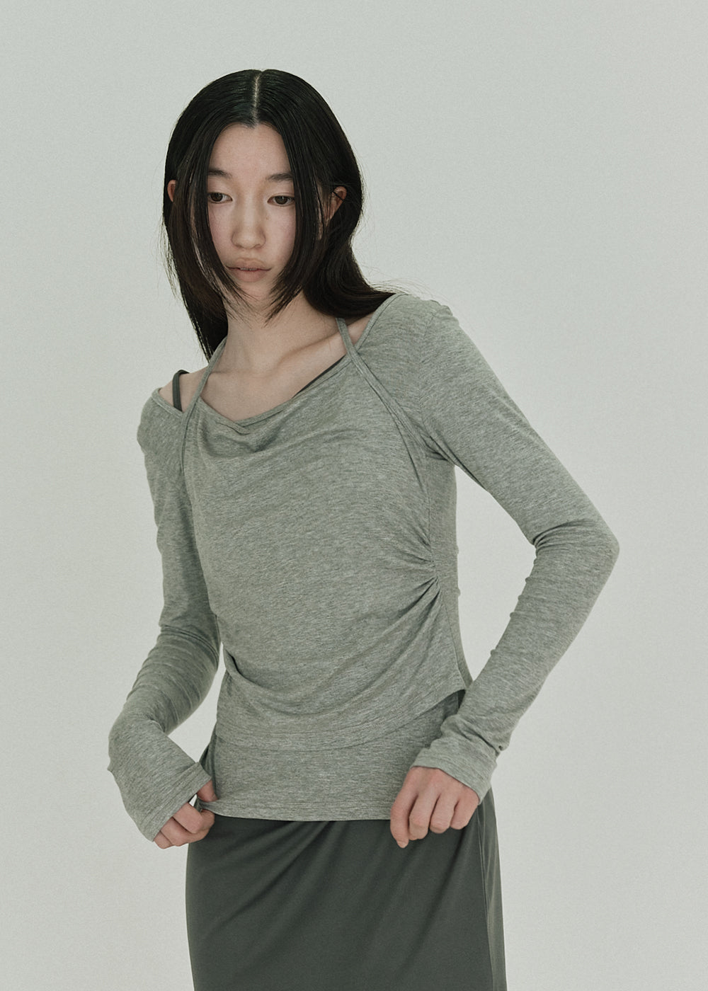 【3/28(sat) 12:00】SoftTouch Cami Top (Gray)