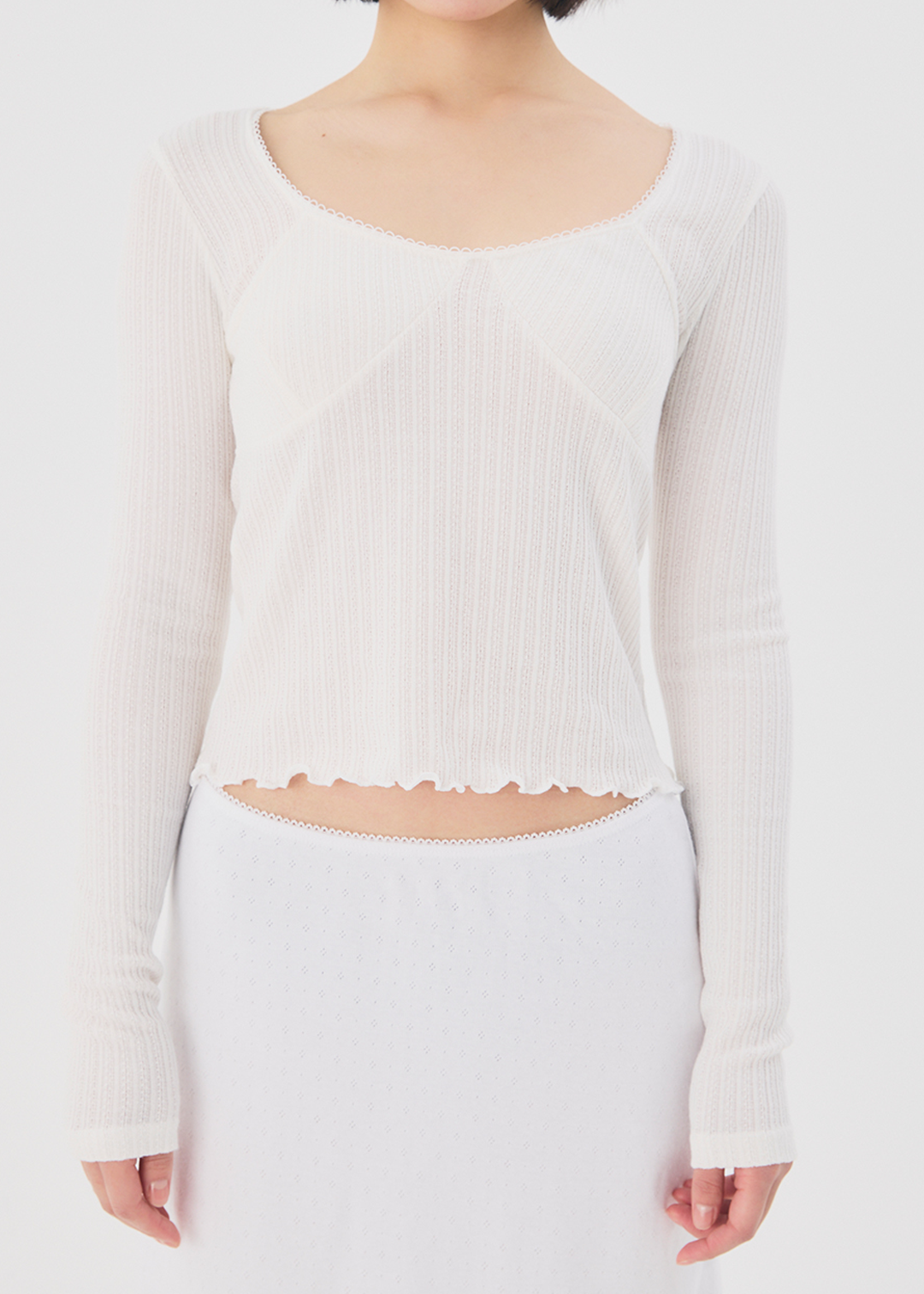 【NEW】Lingerie Top (White)