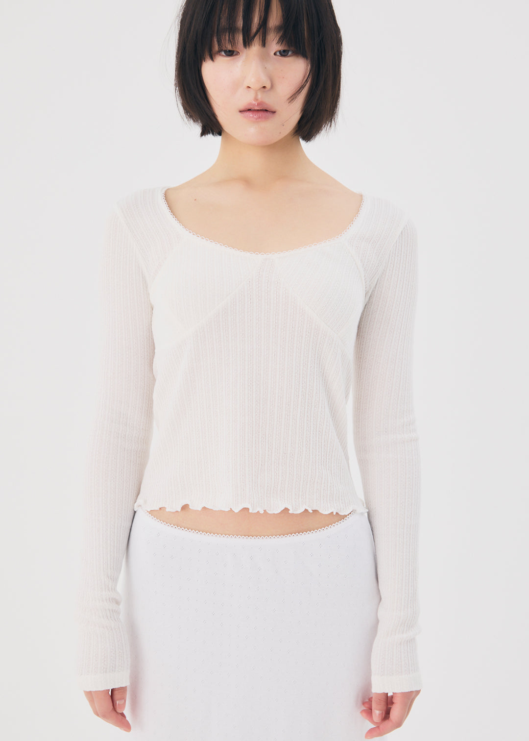 【NEW】Lingerie Top (White)