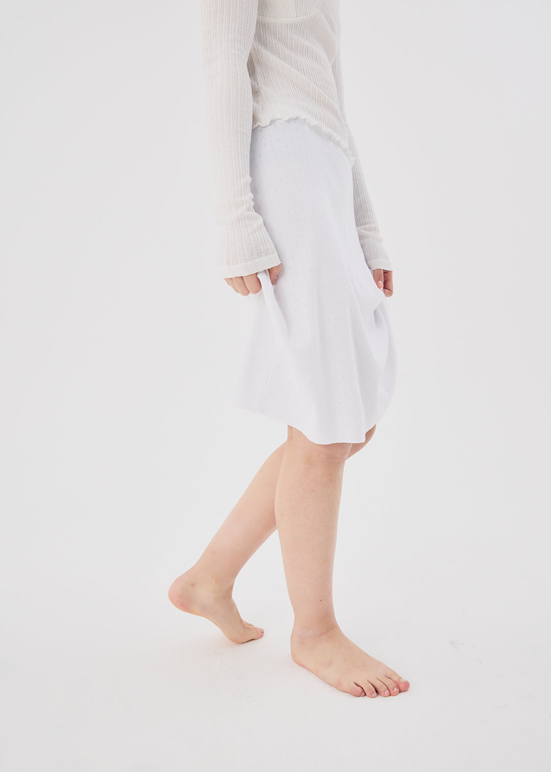 【NEW】Cotton Skirt (White)