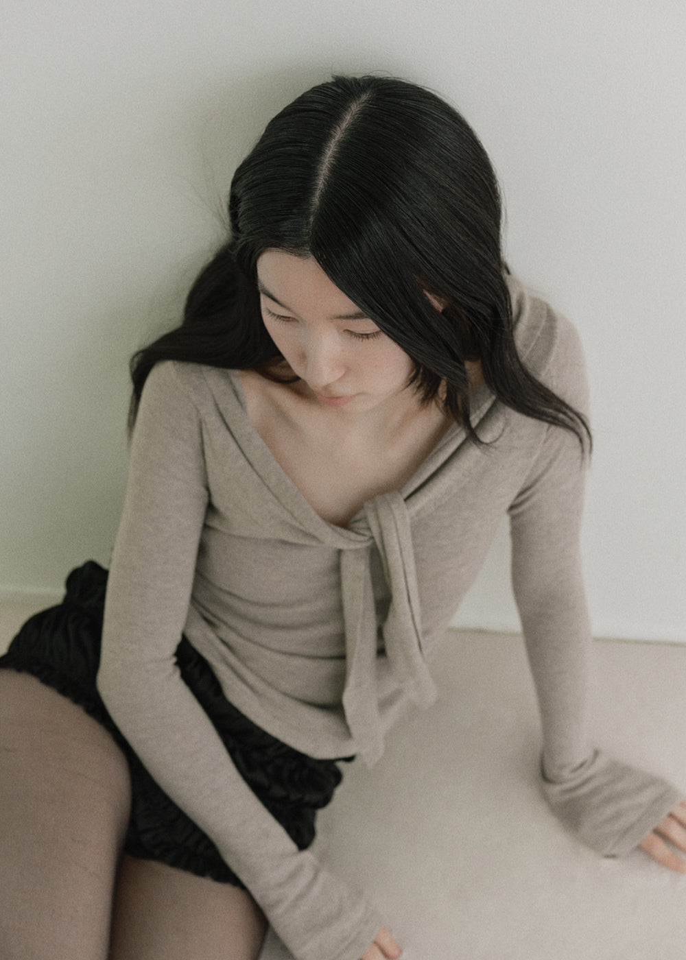 トップス COMME SI STUDIO Tendawool Cardi RESTOCK】Tendawool Cardi (Sky Blue) – COMME SI STUDIO