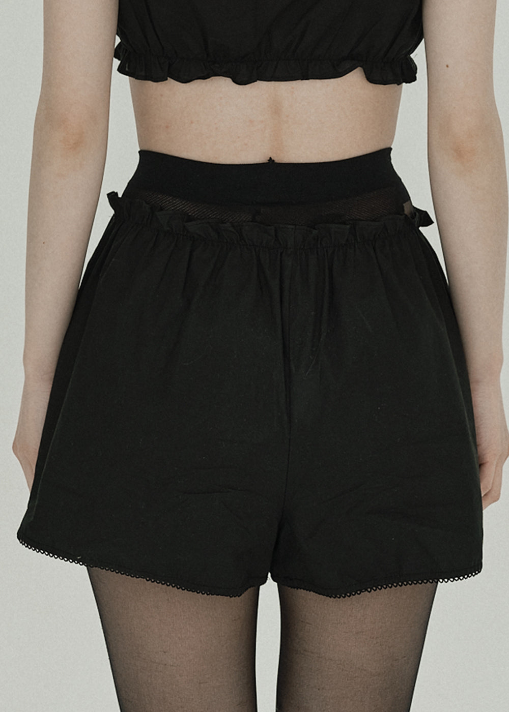 Race Cotton Shorts (Black)