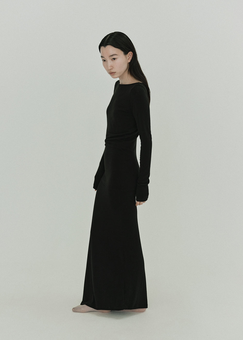 【RESTOCK】Flow Line Dress (Black)