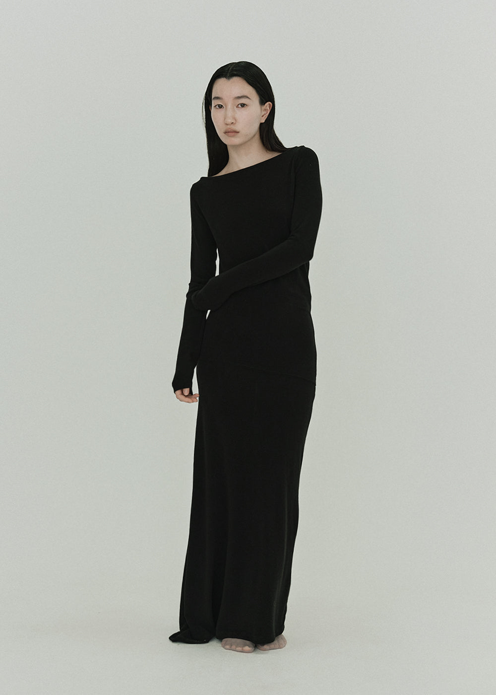 【RESTOCK】Flow Line Dress (Black)
