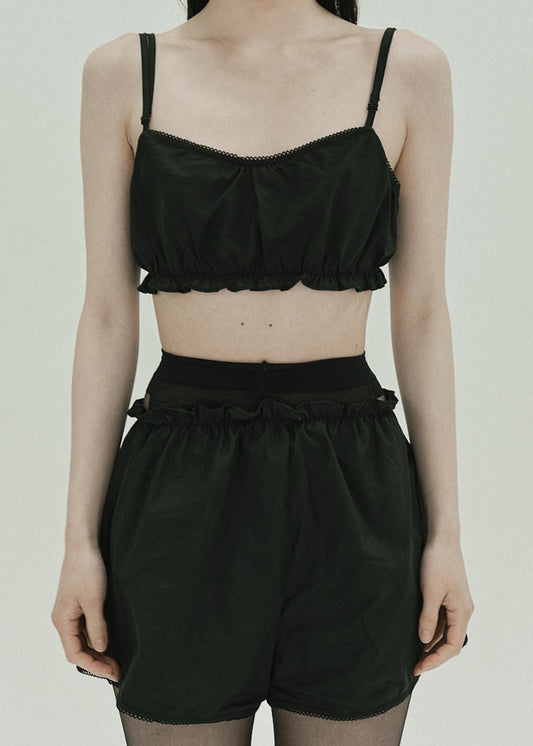 Race Cotton Shorts (Black)