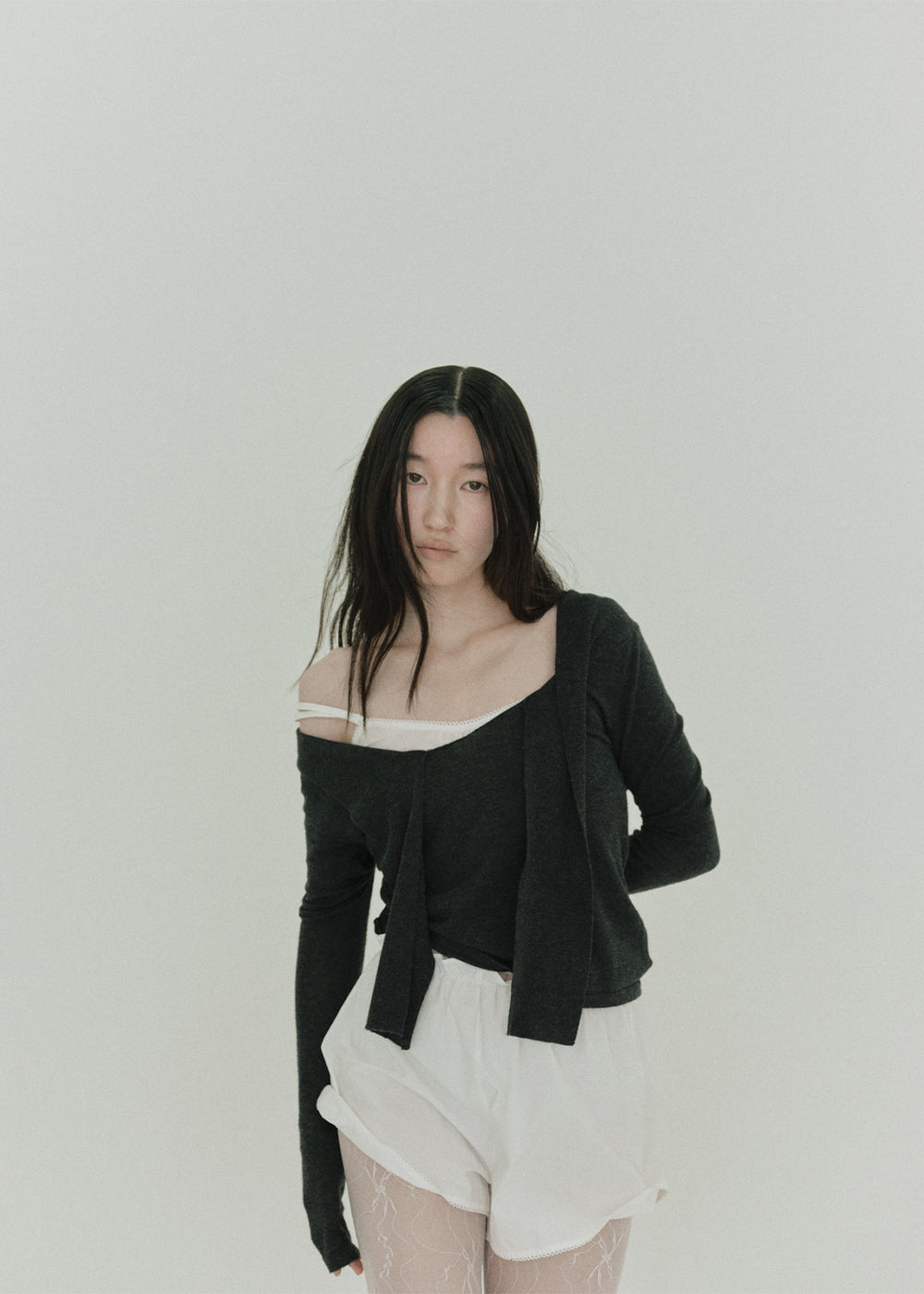 【RESTOCK】Race Cotton Bustier (White)